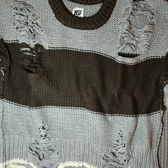 NSF Presley Destroyed Sweater - Picture 5 of 7